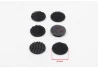 3M Dual Lock self-adhesive double-sided velcro Ø20mm 6pcs black 