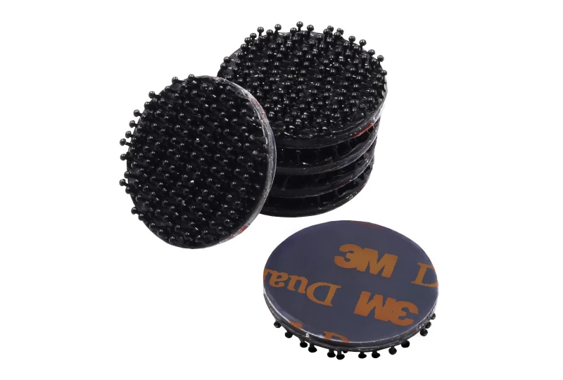3M Dual Lock self-adhesive double-sided velcro Ø20mm 6pcs black 