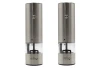 dRio AKU Electric grinder for salt and pepper - stainless steel 2pcs for the household