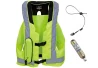 Hit-Air MLV 2 airbag vest striped reflex yellow