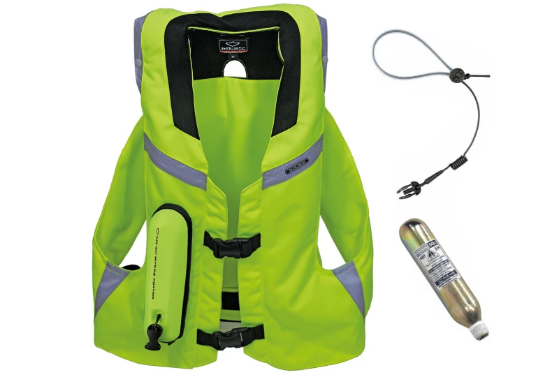 Hit-Air MLV 2 airbag vest reflex yellow