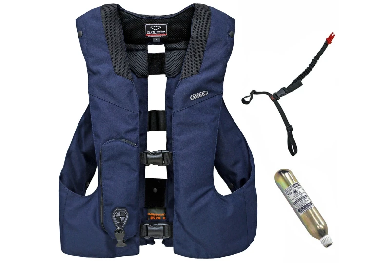 Hit-Air MLV3-H airbag vest navy blue riding for horse riders