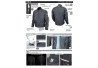 Hit-Air HS-6 airbag jacket black red