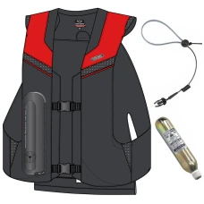 Hit-Air MLV 2 airbag vest limited edition black-red