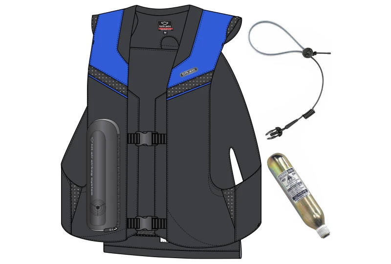 Hit-Air MLV 2 airbag vest limited edition black-blue