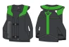 Hit-Air MLV 2 airbag vest limited edition black-green for bikers