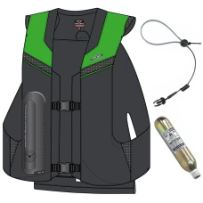 Hit-Air MLV 2 airbag vest limited edition black-green