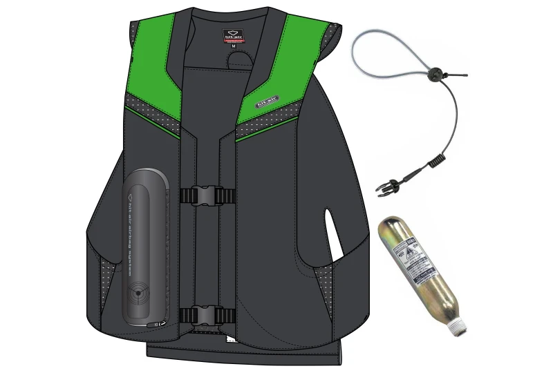 Hit-Air MLV 2 airbag vest limited edition black-green