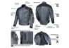 Hit-Air MX-9 airbag mesh jacket light gray