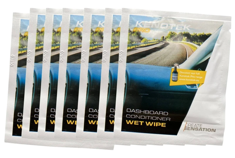 KENOTEK WET WIPES Dashboard Conditioner 7pcs