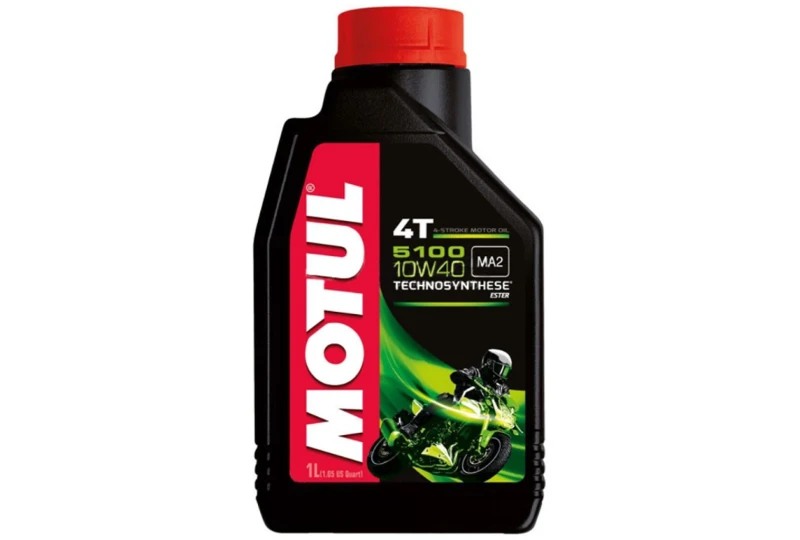 Motul 5100 4T 10W-40 engine oil 1L for a motorcycle