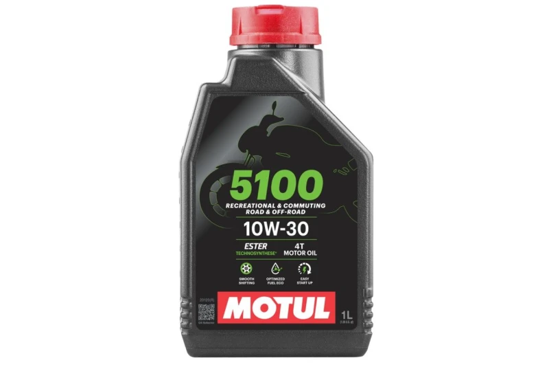 Motul 5100 4T 10W-30 engine oil 1L for a motorcycle Motul 5100 4T 10W-30 engine oil 1L for a motorcycle