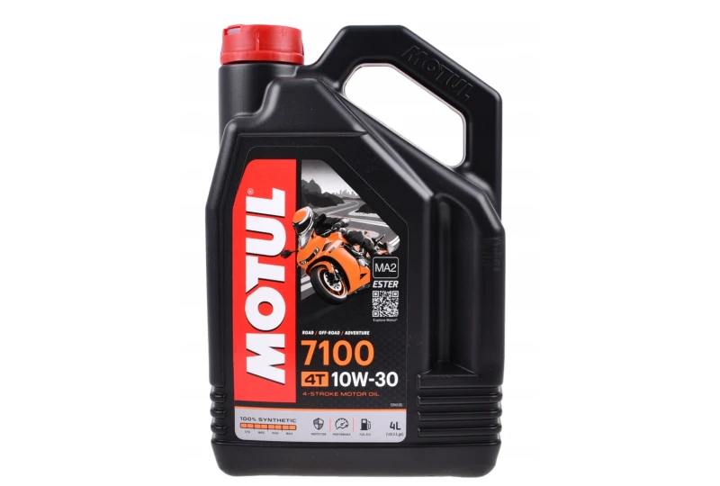 Motul 7100 4T 10W-30 engine oil 4L for a motorcycle