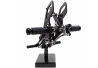 SEFIS Racing rearset Kawasaki ZX-10R 2004-2005 for a motorcycle