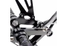 SEFIS Racing rearset Kawasaki ZX-6R 2003-2004 for a motorcycle
