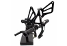 SEFIS Racing rearset Kawasaki ZX-6R 2005-2008 for a motorcycle