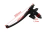 Motorcycle clutch lever with clamp clutch switch 1 for a motorcycle
