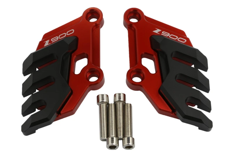 Protektor for brake caliper Kawasaki Z900 red for a motorcycle