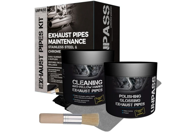 Unpass EXHAUST PIPES MAINTANENCE KIT - EXHAUST CLEANING AND POLISHING KIT 