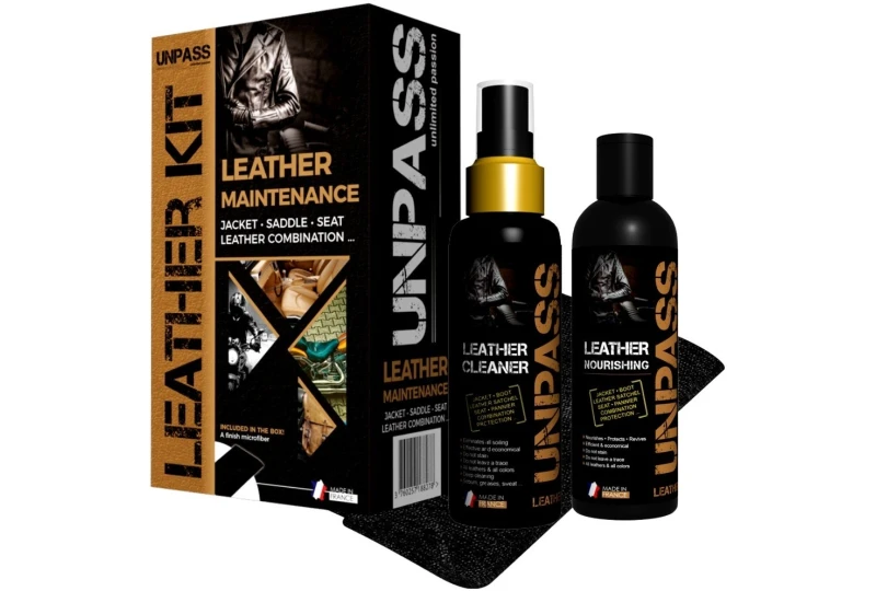 UNPASS LEATHER CARE KIT - SKIN CLEANSING AND CARE KIT for the car