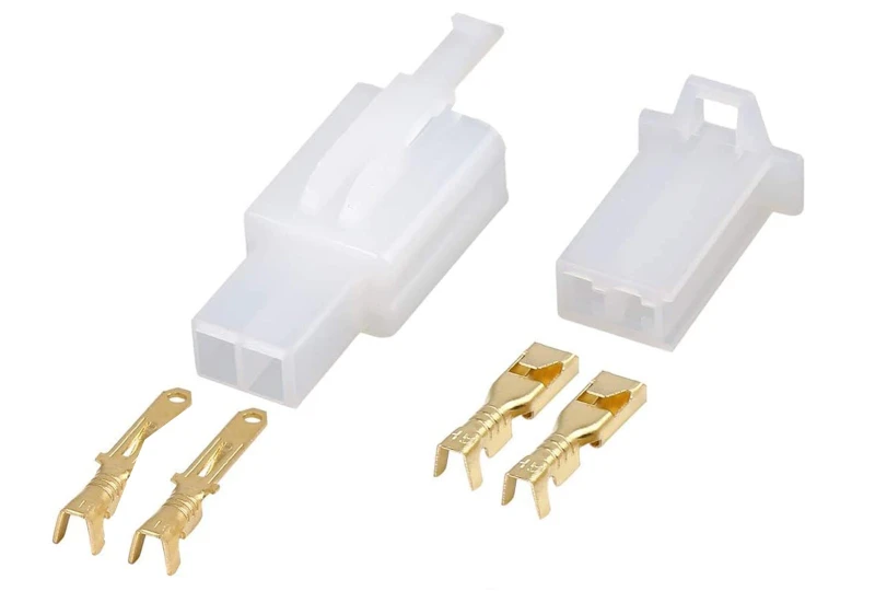 SEFIS set of Faston 2,8mm connectors - male and female for a motorcycle
