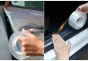 Protective silicone tape against scratching car door sills for the car