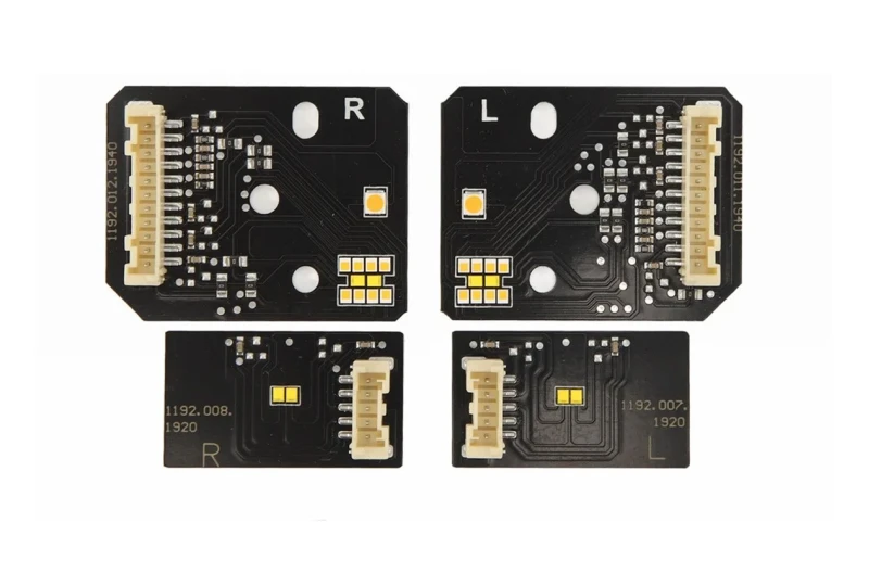 SEFIS Set of yellow LED modules for daytime running lights G22/G23/G26 for the car