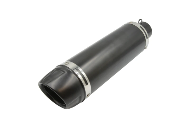 R-Tech RP Exhaust black for a motorcycle