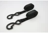 SEFIS ratchet straps with hooks 25mm x 5m 2pcs TÜV/GS for a motorcycle