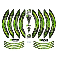 SEFIS PREMIUM ST 1 two-part stickers for wheels Kawasaki Z900 SEFIS PREMIUM ST 1 two-part stickers for wheels Kawasaki Z900