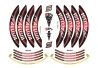 SEFIS PREMIUM ST 1 two-part stickers for wheels MV Agusta for a motorcycle