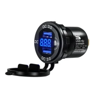 SEFIS 2x USB-A socket - charger 36W QC 3.0