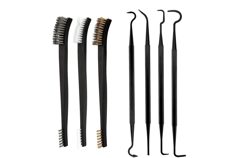 SEFIS set of wire brushes and hooks for detailed cleaning 7pcs for the car