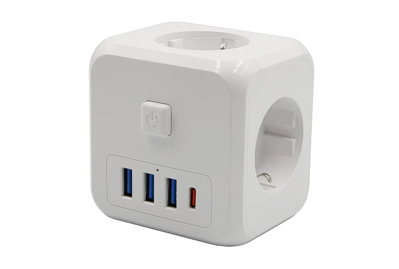 Smart 3x socket 3x USB-A 1x USB-C 