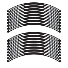 SEFIS set of 4-part EASY stickers for motorcycle wheels grey SEFIS set of 4-part EASY stickers for motorcycle wheels grey
