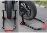 SEFIS D18 universal front motorcycle stand - red for Honda CMX 500/1100 Rebel for a motorcycle