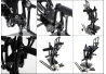 SEFIS Racing rearset Honda CBR 1000RR 2004 - 2007 for a motorcycle