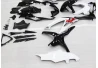 Suzuki GSXR 600/750 2008-2010 complete fairing VIBT for a motorcycle
