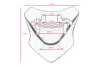 Windscreen smoked Kawasaki Z900 2017-2019 for a motorcycle