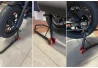 SEFIS D18 universal front motorcycle stand - red for Honda CMX 500/1100 Rebel for a motorcycle