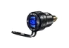 SEFIS 2x USB socket - charger DIN HELLA QC 3.0 USB-A for a motorcycle