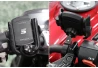 SEFIS RW compact phone holder with quick lock for a motorcycle
