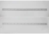 SEFIS ALU AirLine anchor rail 100cm for a motorcycle