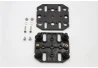 SEFIS SPINE T full metal phone holder with socket and anti-shock adapter for a motorcycle