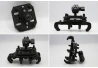 SEFIS SPINE T full metal phone holder with socket and anti-shock adapter for a motorcycle