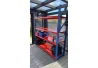 Metal shelf rack 200x200x60 load capacity 1200kg orange-blue 