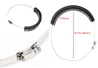 Basic exhaust muffler crash protector for a motorcycle