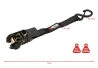 SEFIS C21 motorcycle wheel chock + SEFIS ratchet straps with hooks 25mm x 5m 2pcs for a motorcycle