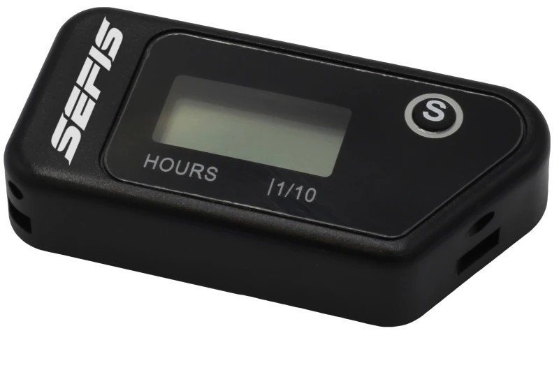 SEFIS wireless vibrating automatic hour meter for a motorcycle