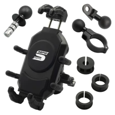 SEFIS Bind durable mobile phone holder with anti-shock adapter - into the steering neck